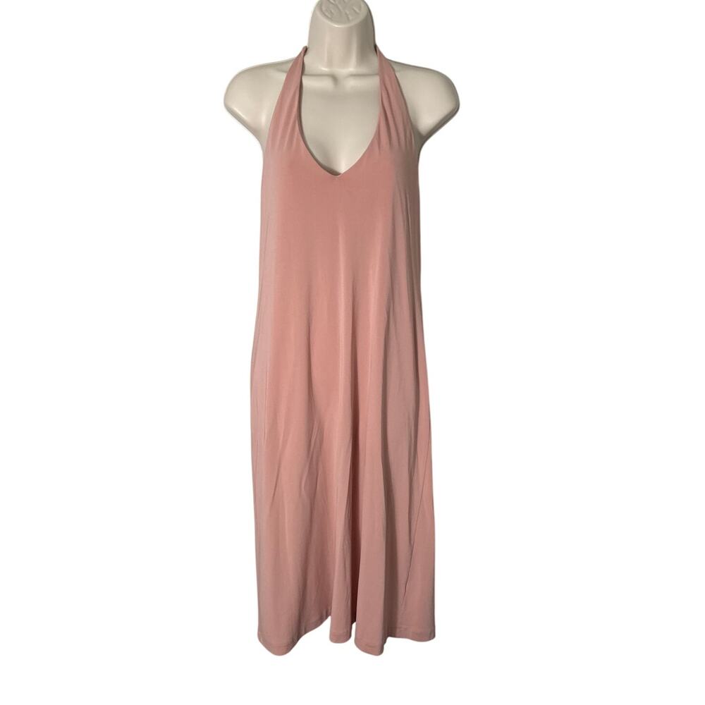 J. Crew Halter Tie Slip Style Dress‎ Nude Pink Size S